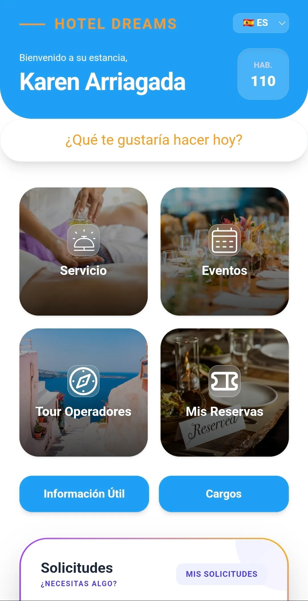 HostIQ - Dashboard y Web-App del Huésped en celular